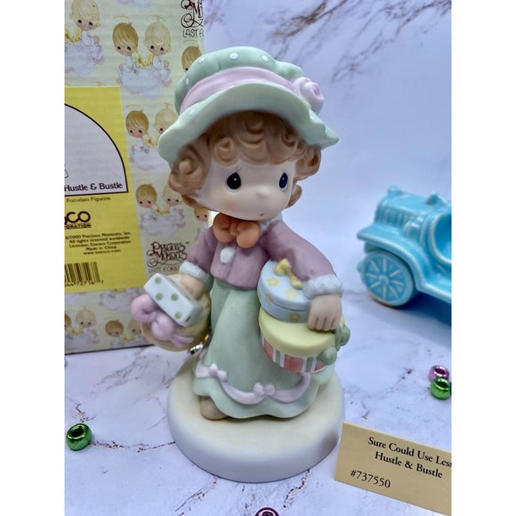 Precious Moments  NWT "Sure Could Use Less Hustle & Bustle", #737550 - Picture 4 of 14